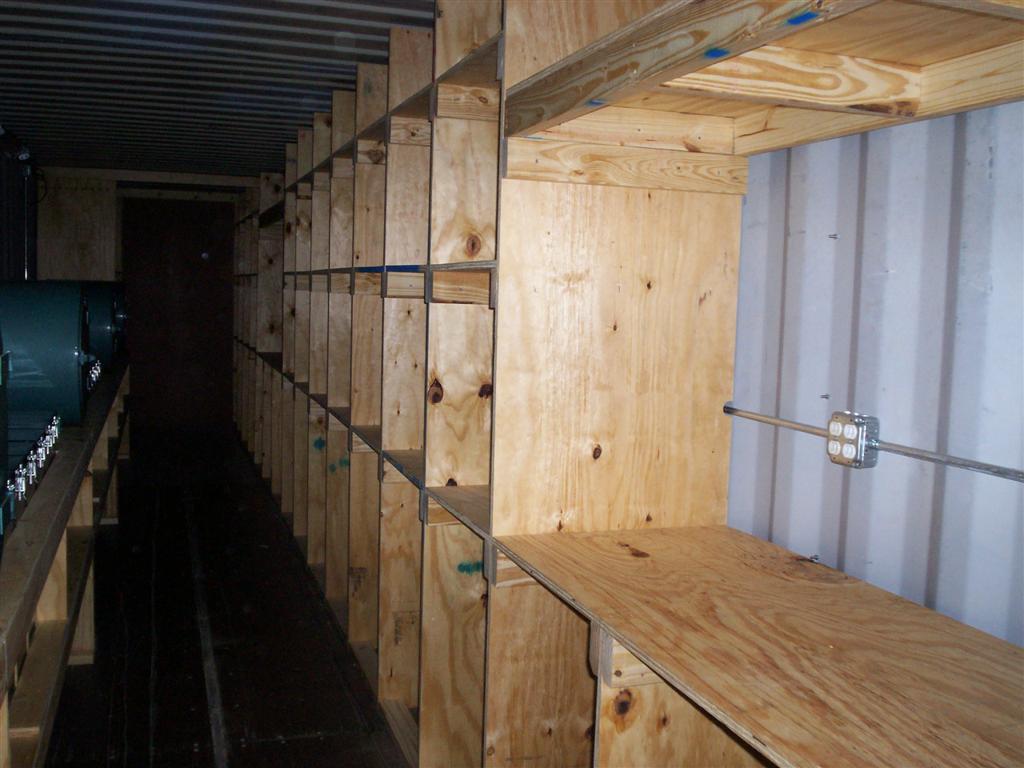 Storage Container Shelving, Desks - Advanced Container Co Texas