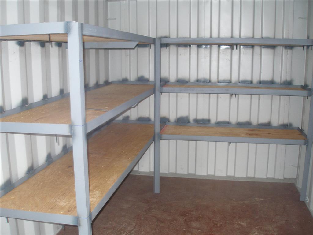 Storage Container Shelving, Desks - Advanced Container Co Texas